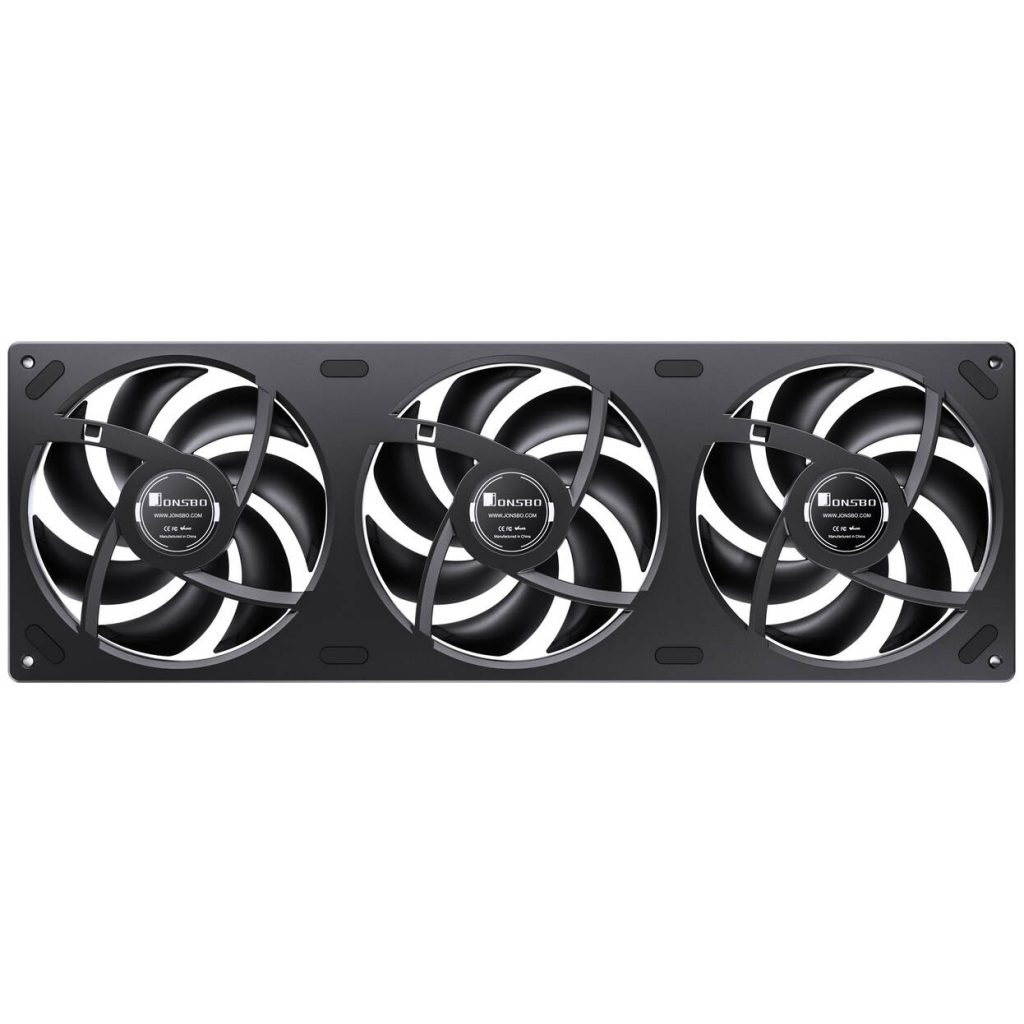 Jonsbo ZA-420BR PWM Fan, Reverse, ARGB - 3x 140mm, black
