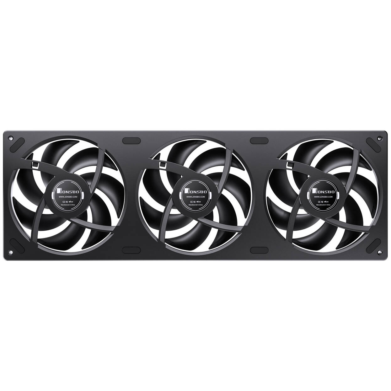 Jonsbo ZA-420BR PWM Fan, Reverse, ARGB - 3x 140mm, black