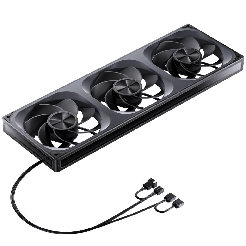 Jonsbo ZA-420BR PWM Fan, Reverse, ARGB - 3x 140mm, black