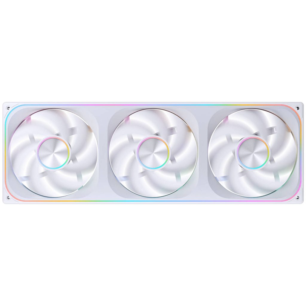 Jonsbo ZA-420W PWM Fan, ARGB - 3x 140mm, white