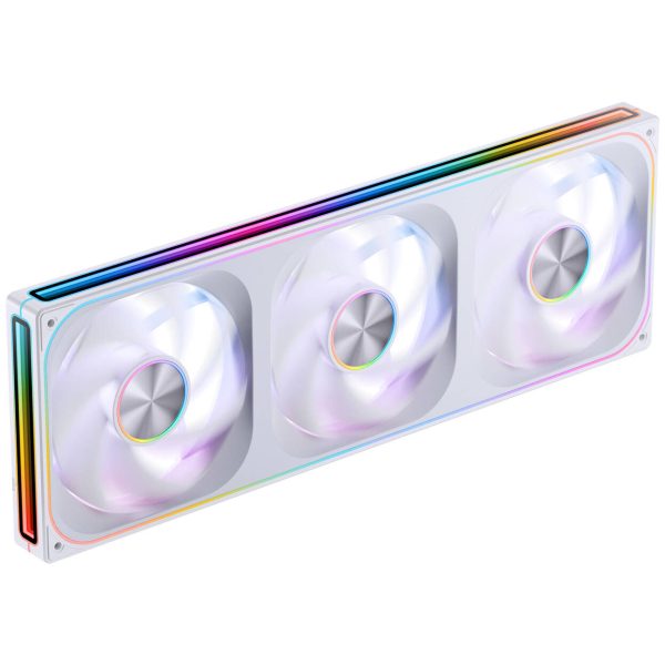 Jonsbo ZA-420W PWM Fan, ARGB – 3x 140mm, white