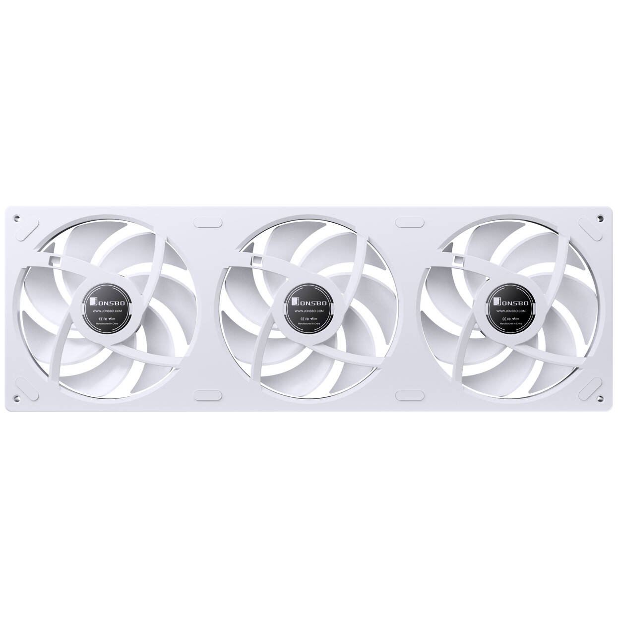 Jonsbo ZA-420W PWM Fan, ARGB - 3x 140mm, white