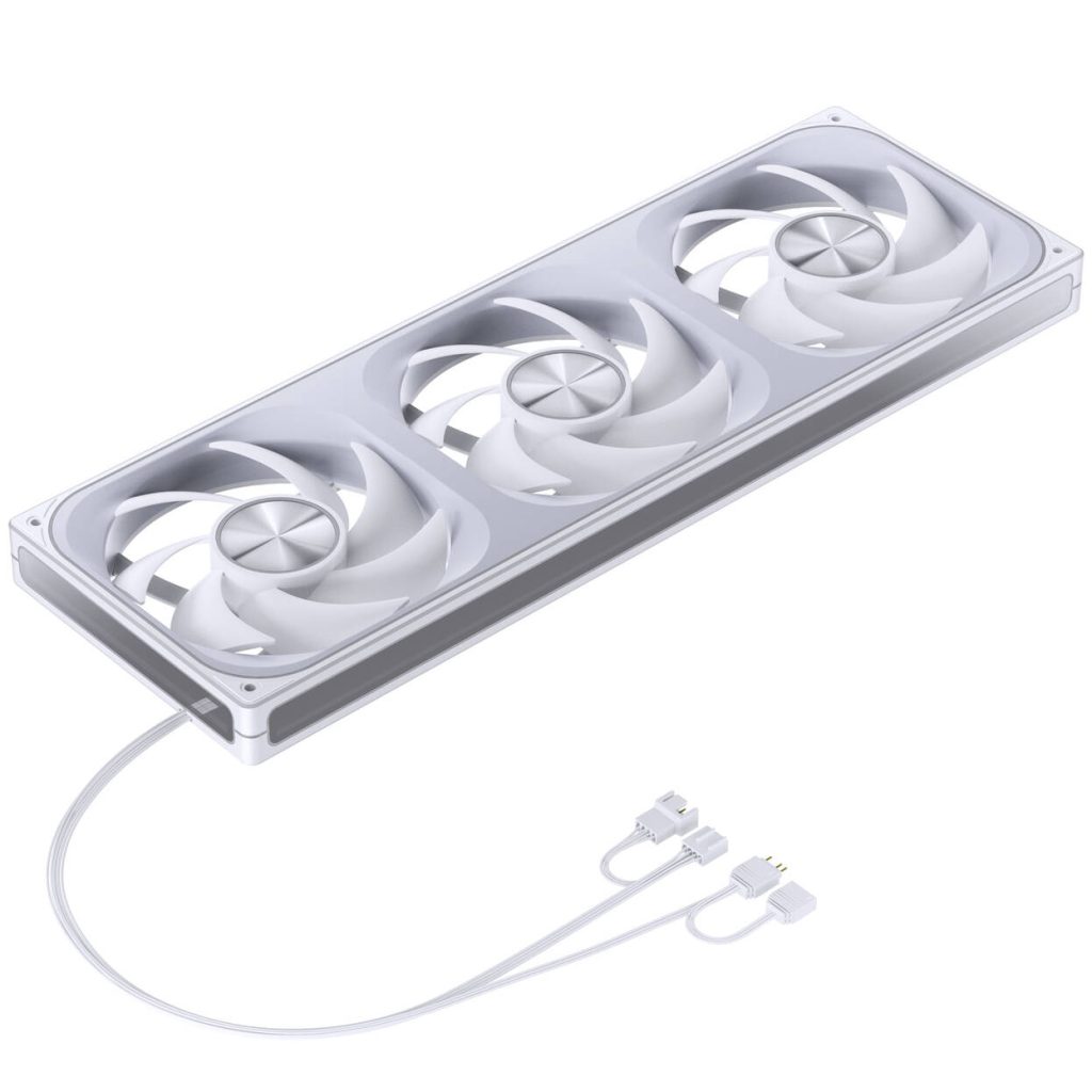 Jonsbo ZA-420W PWM Fan, ARGB - 3x 140mm, white
