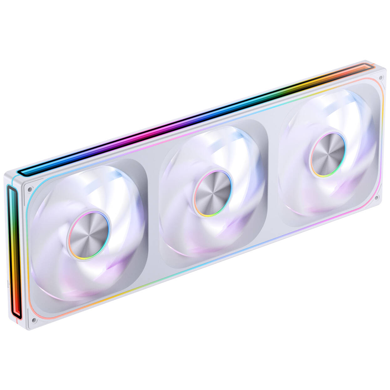 Jonsbo ZA-420W PWM Fan, ARGB - 3x 140mm, white
