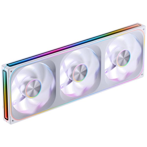Jonsbo ZA-420WR PWM Fan, Reverse, ARGB – 3x 140mm, white