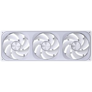 Jonsbo ZA-420WR PWM Fan, Reverse, ARGB - 3x 140mm, white