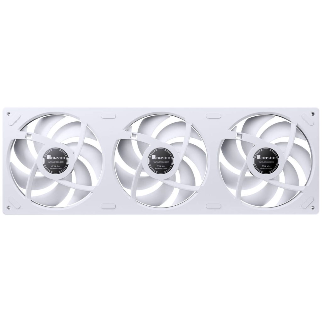 Jonsbo ZA-420WR PWM Fan, Reverse, ARGB - 3x 140mm, white