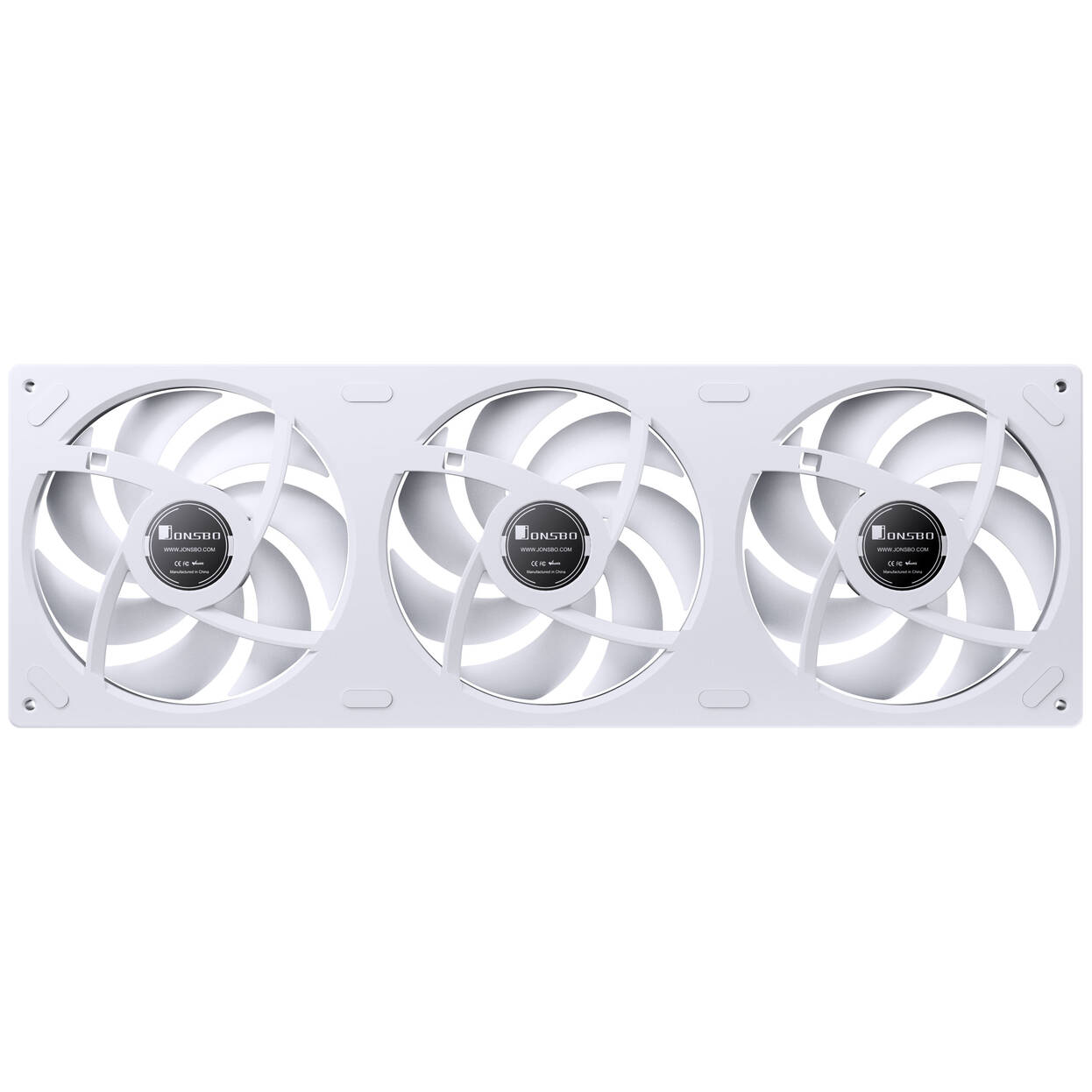 Jonsbo ZA-420WR PWM Fan, Reverse, ARGB - 3x 140mm, white