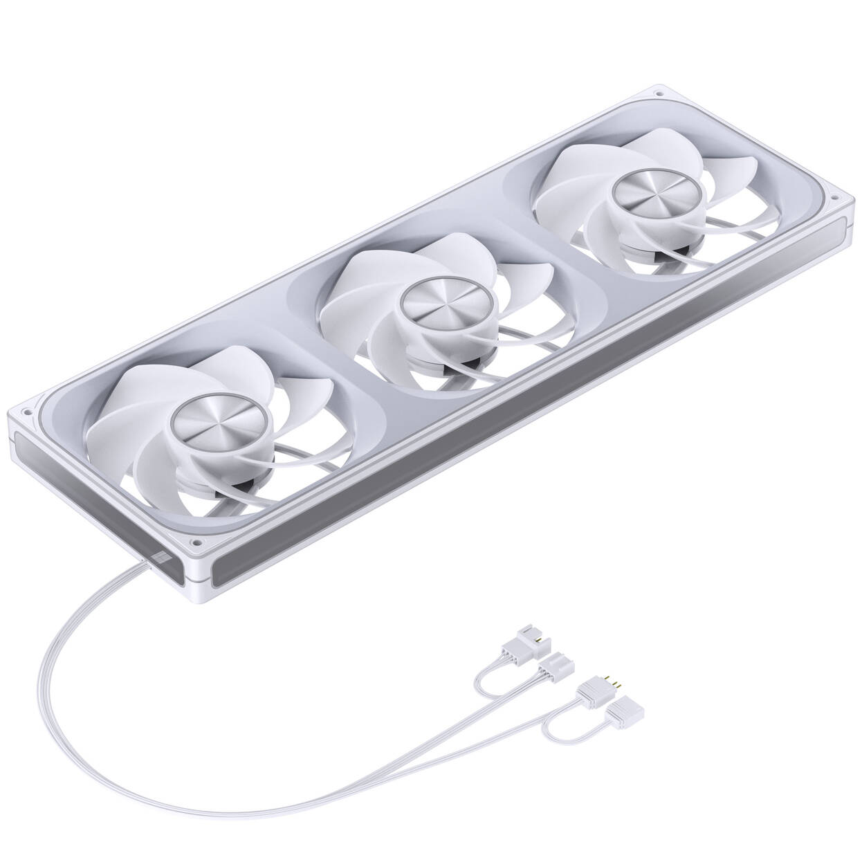 Jonsbo ZA-420WR PWM Fan, Reverse, ARGB - 3x 140mm, white