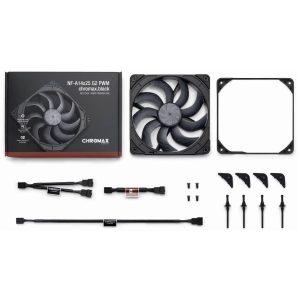 Noctua NF-A14X25 G2 chromax.black Fan, PWM, LCP - black, 140mm