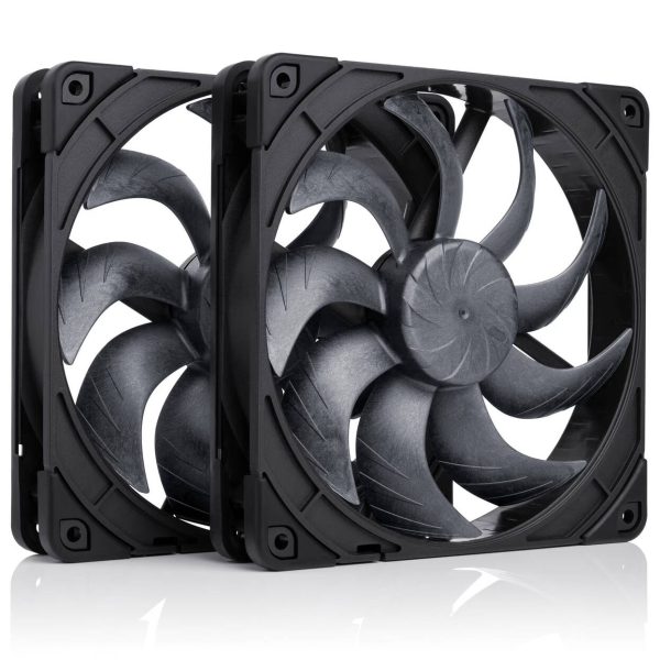 Noctua NF-A14X25 G2 PWM Sx2-PP chromax.black fan, LCP – black, 140mm, pack of 2