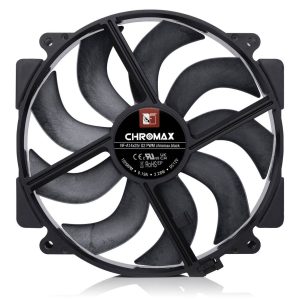 Noctua NF-A14X25r G2 PWM chromax.black fan, LCP - black, 140mm