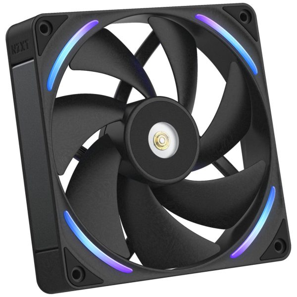 NZXT F140X RGB Case Fan, LCP Rotor, Hybrid Bearing, aRGB – black, 140mm
