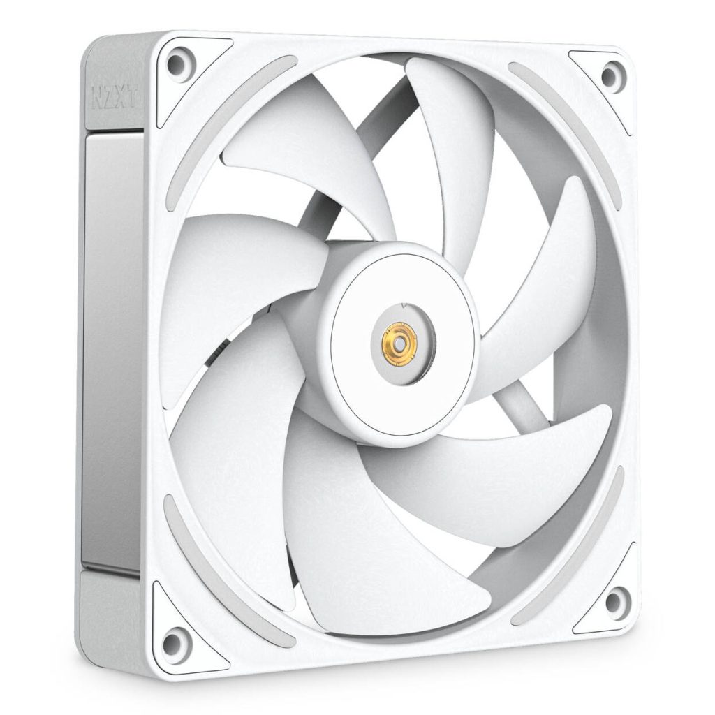 NZXT F140X RGB Case Fan, LCP Rotor, Hybrid Bearing, aRGB - White, 140mm : image 2