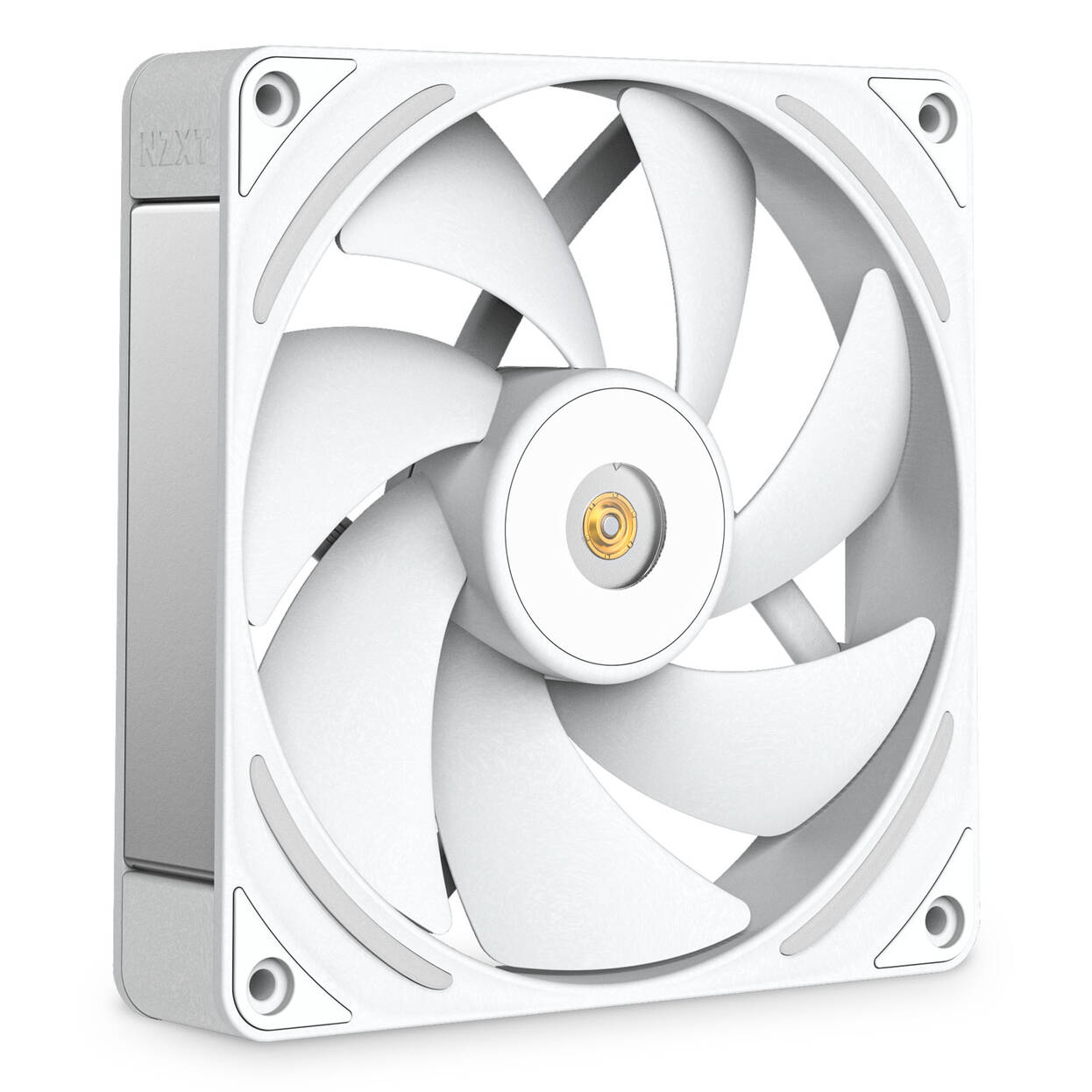 NZXT F140X RGB Case Fan, LCP Rotor, Hybrid Bearing, aRGB - White, 140mm : image 2