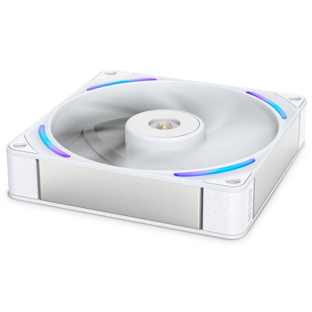 NZXT F140X RGB Case Fan, LCP Rotor, Hybrid Bearing, aRGB - White, 140mm : image 4