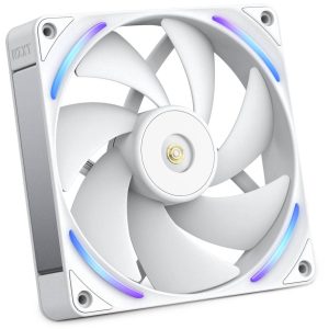 NZXT F140X RGB Case Fan, LCP Rotor, Hybrid Bearing, aRGB - White, 140mm : image 1