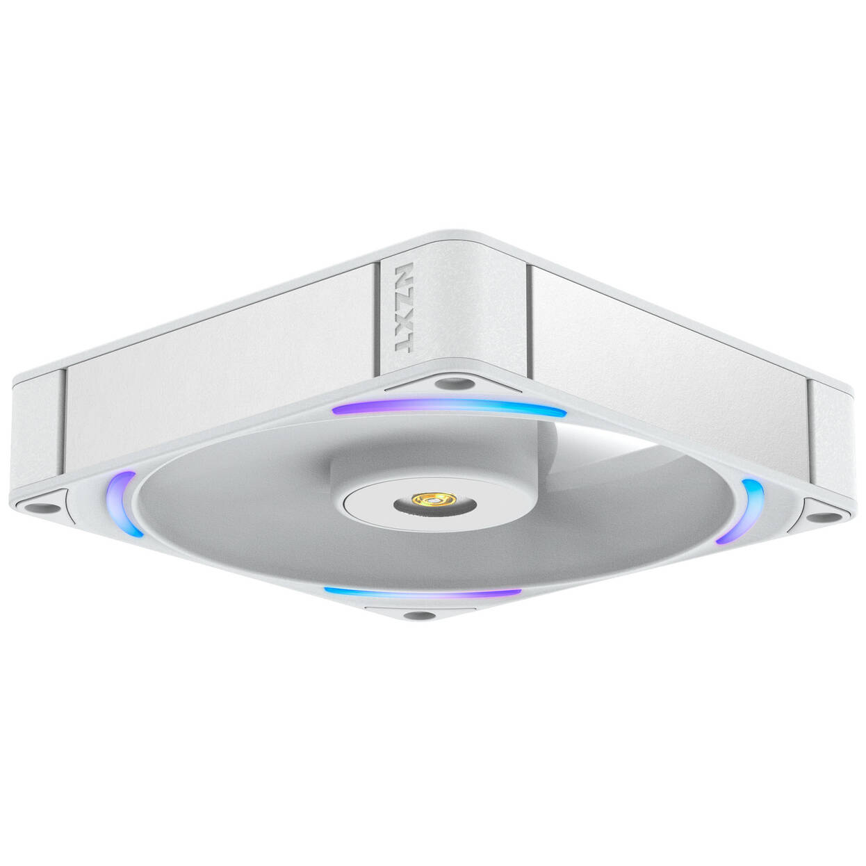 NZXT F140X RGB Case Fan, LCP Rotor, Hybrid Bearing, aRGB - White, 140mm : image 5