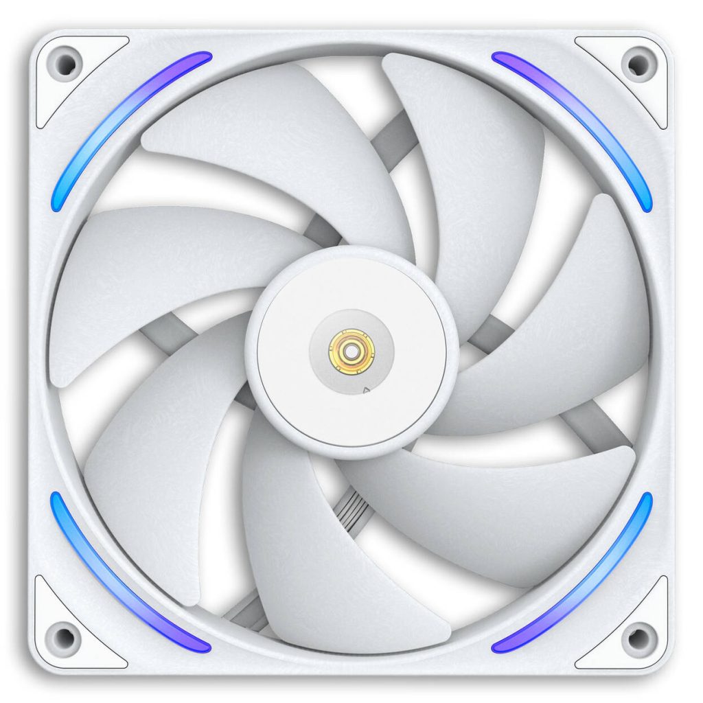 NZXT F140X RGB Case Fan, LCP Rotor, Hybrid Bearing, aRGB - White, 140mm : image 6