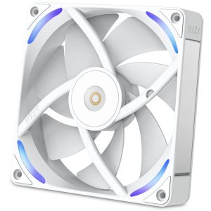 NZXT F140X RGB Case Fan, LCP Rotor, Hybrid Bearing, aRGB - White, 140mm : image 7