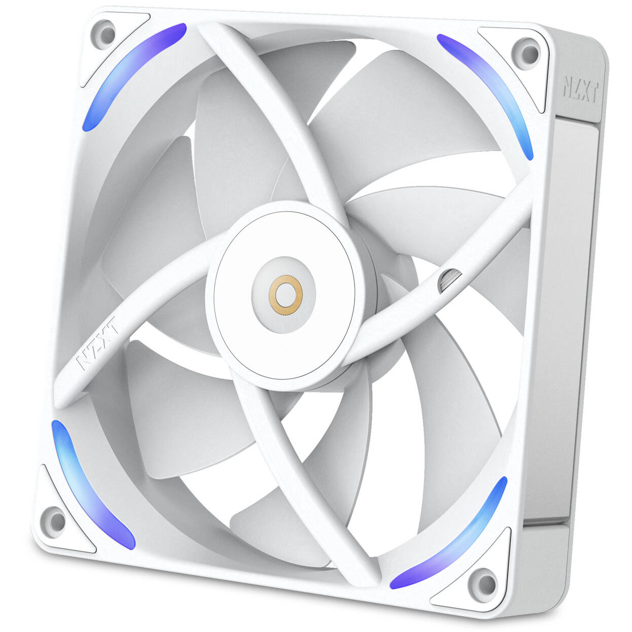 NZXT F140X RGB Case Fan, LCP Rotor, Hybrid Bearing, aRGB - White, 140mm : image 7