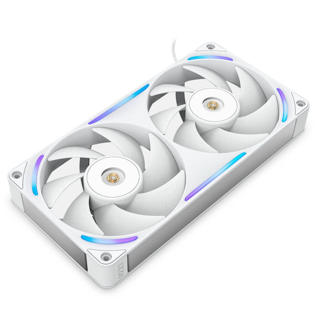 NZXT F240X RGB Case Fan, LCP Rotor, Hybrid Bearing, aRGB - white, 240mm : image 3