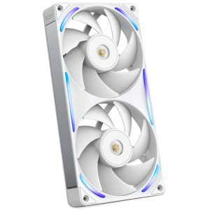 NZXT F240X RGB Case Fan, LCP Rotor, Hybrid Bearing, aRGB - white, 240mm : image 1