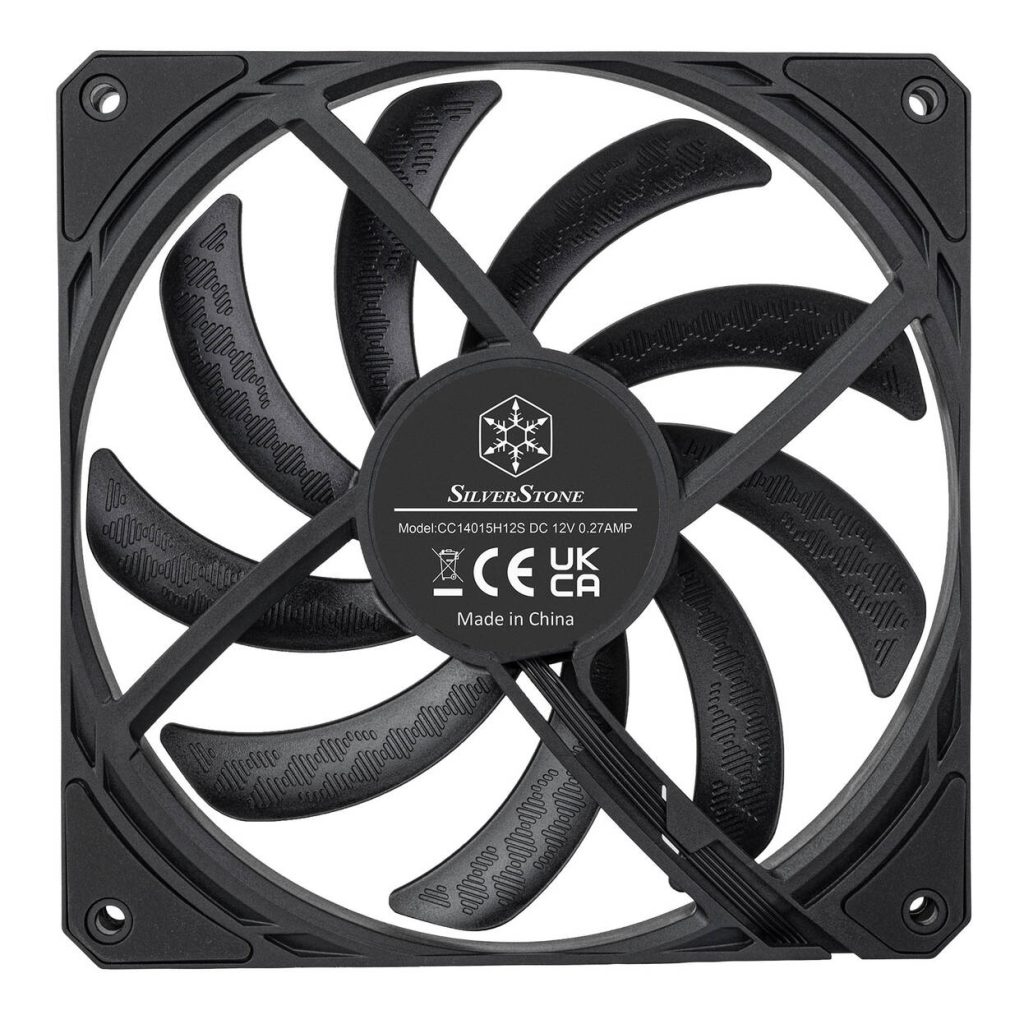 SilverStone SST-AS140B Air Slim 140 PWM Fan - black