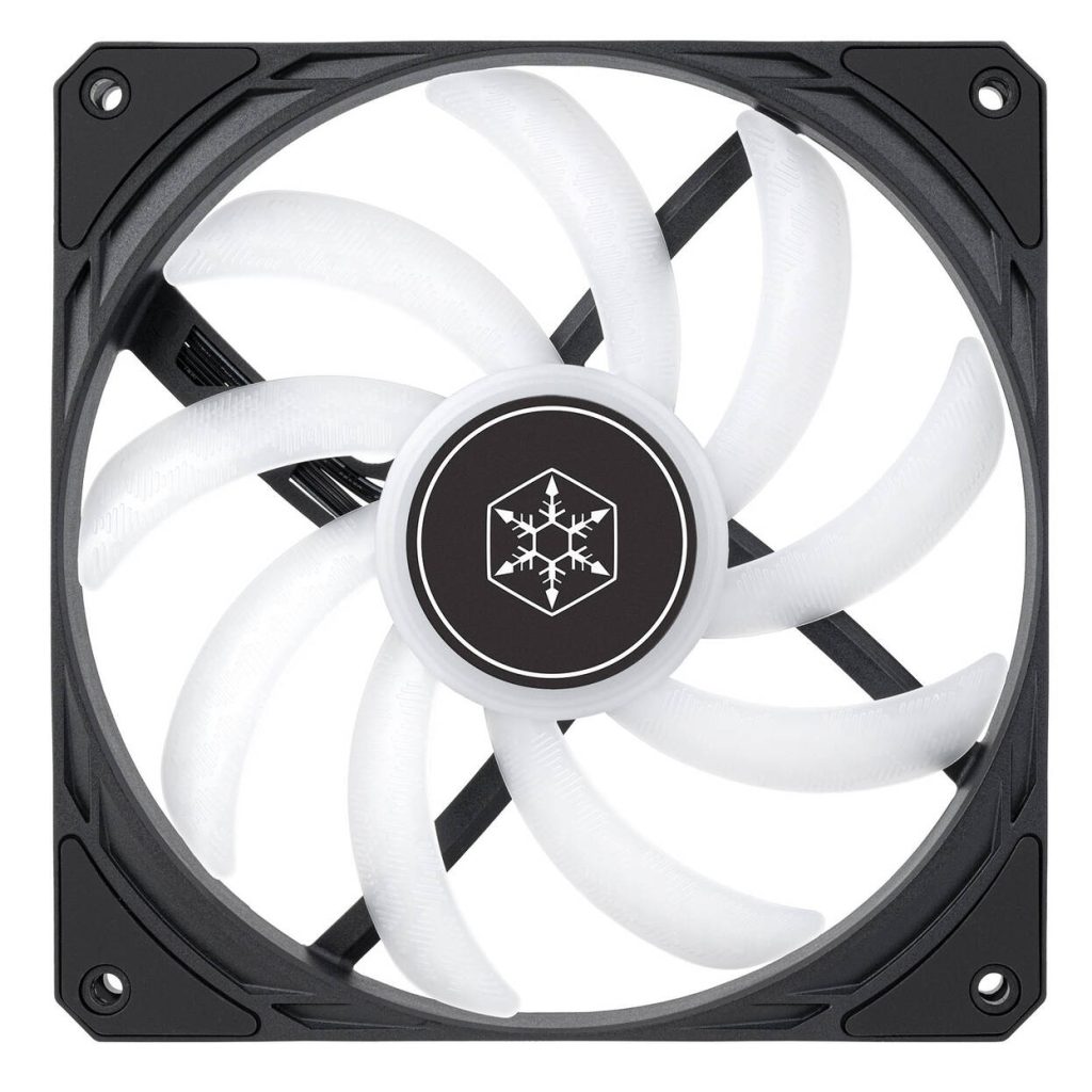 SilverStone SST-AS140B-ARGB Air Slimmer 140 PWM Fan - black : image 2