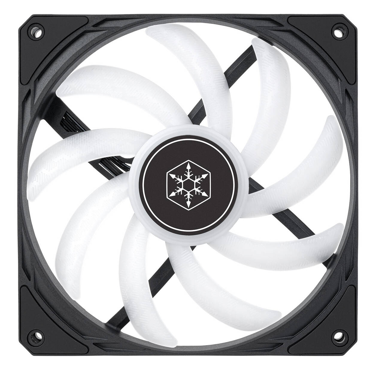 SilverStone SST-AS140B-ARGB Air Slimmer 140 PWM Fan - black : image 2
