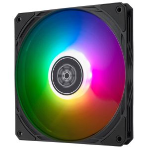 SilverStone SST-AS140B-ARGB Air Slimmer 140 PWM Fan - black : image 1
