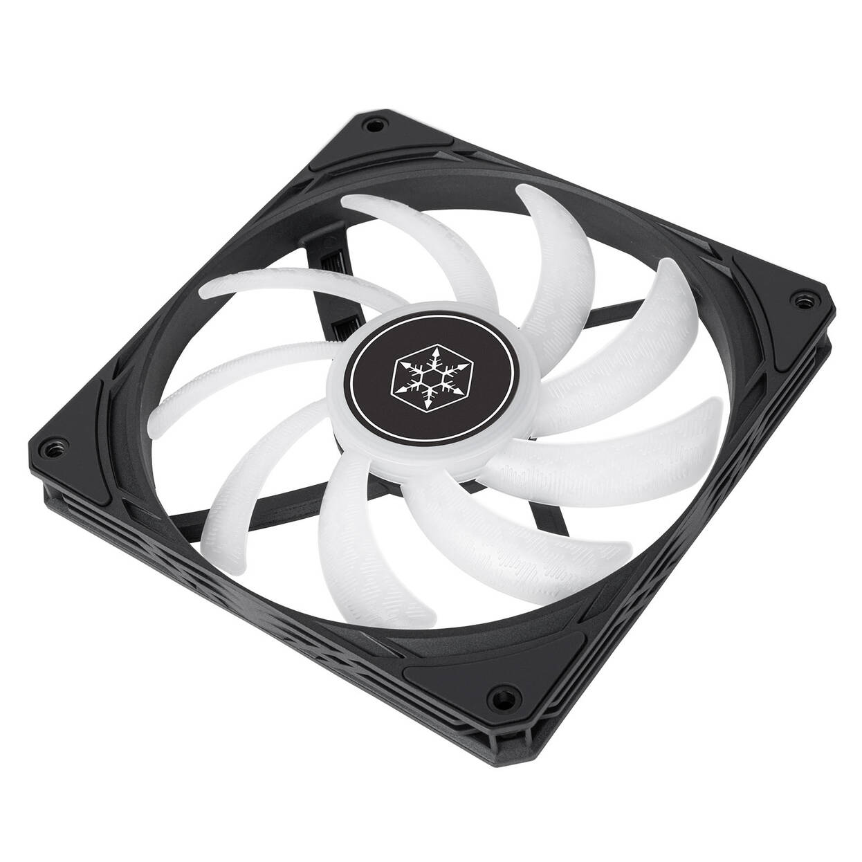 SilverStone SST-AS140B-ARGB Air Slimmer 140 PWM Fan - black : image 5