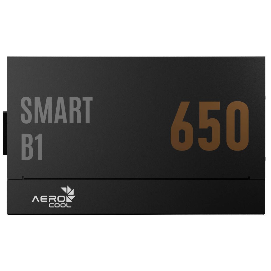 AeroCool Smart B1 80 PLUS Bronze Power Supply, PCIe 5.1, ATX 3.1 - 650 Watt, black