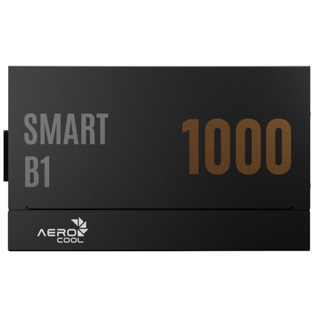 AeroCool Smart B1 80 PLUS Bronze Power Supply, PCIe 5.1, ATX 3.1 - 1000 Watts, Black