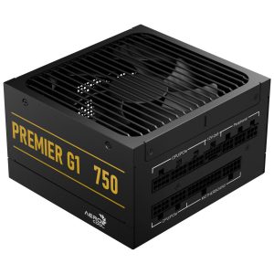 AeroCool Premier G1 80 PLUS Gold Power Supply, PCIe 5.1, ATX 3.1 - 750 Watt, black