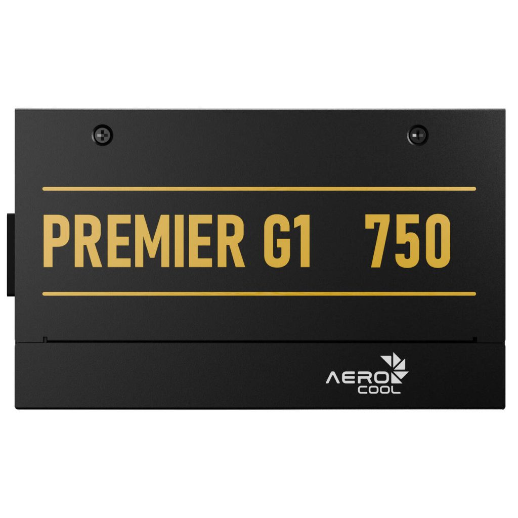 AeroCool Premier G1 80 PLUS Gold Power Supply, PCIe 5.1, ATX 3.1 - 750 Watt, black