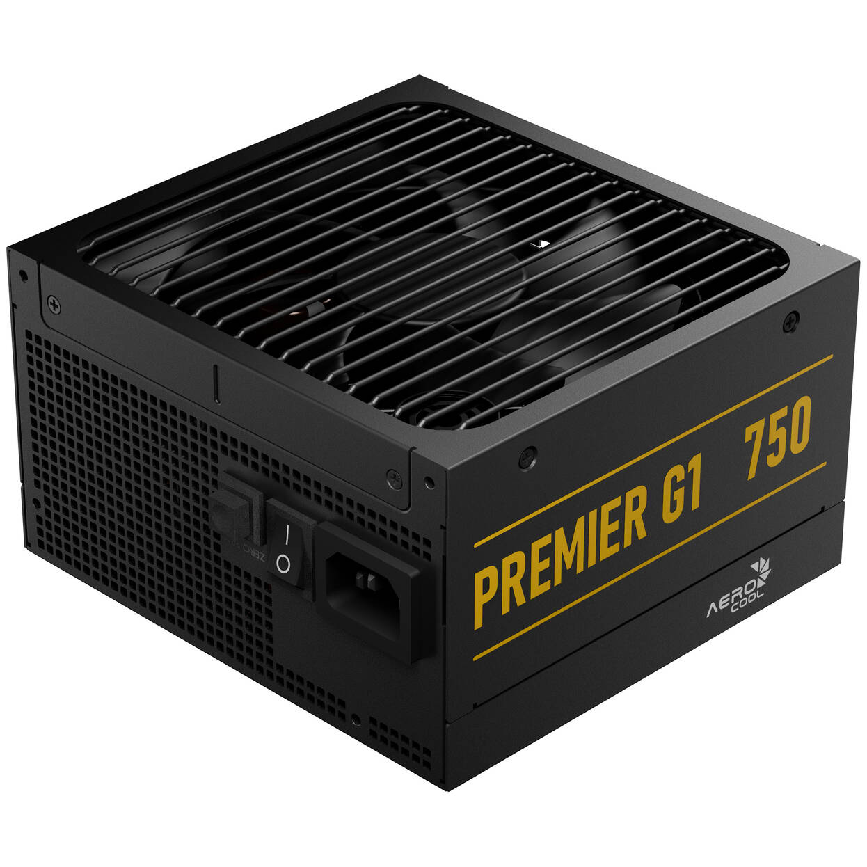 AeroCool Premier G1 80 PLUS Gold Power Supply, PCIe 5.1, ATX 3.1 - 750 Watt, black