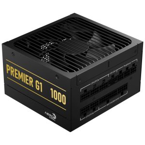AeroCool Premier G1 80 PLUS Gold Power Supply, PCIe 5.1, ATX 3.1 - 1000 Watt, black