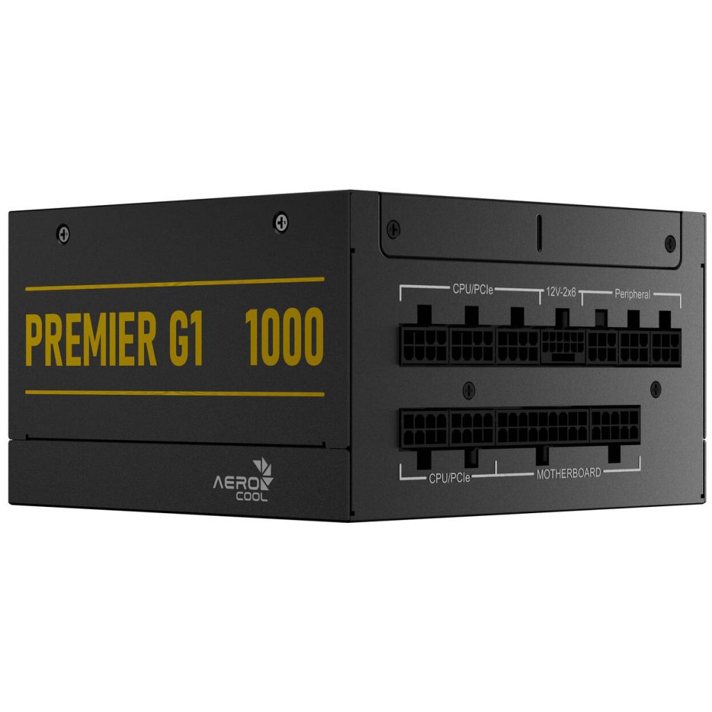 AeroCool Smart B1 80 PLUS Bronze Power Supply, PCIe 5.1, ATX 3.1 - 750 Watt, black