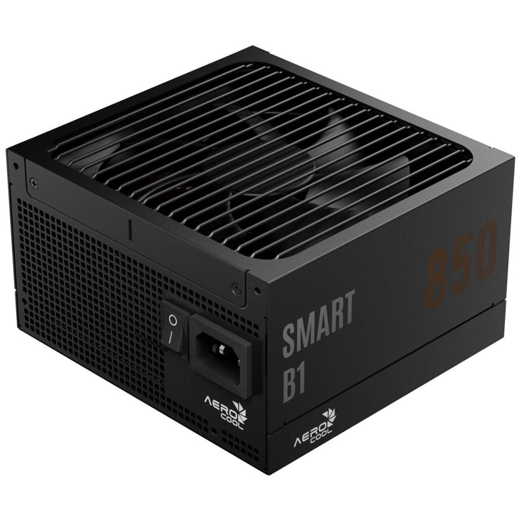 AeroCool Smart B1 80 PLUS Bronze Power Supply, PCIe 5.1, ATX 3.1 - 850 Watt, black
