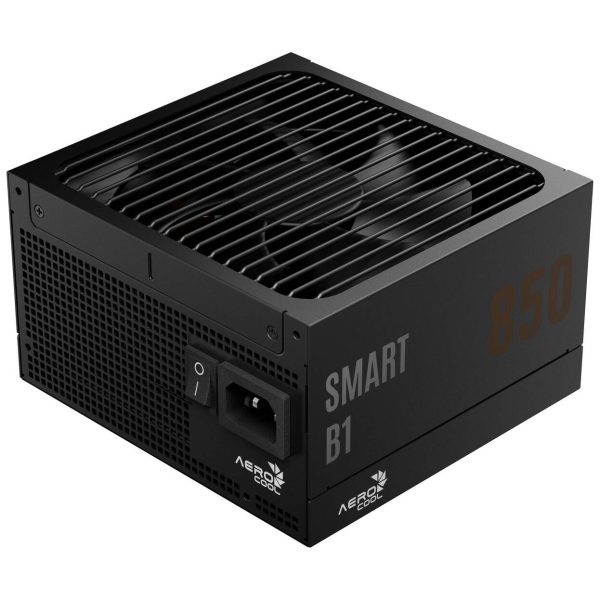AeroCool Smart B1 80 PLUS Bronze Power Supply, PCIe 5.1, ATX 3.1 – 850 Watt, black