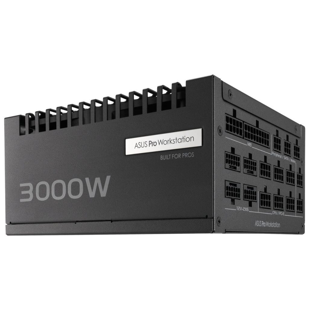 ASUS Pro WS Platinum, 80 PLUS Platinum power supply, modular, ATX 3.1, PCIe 5.1 - 3000 Watt