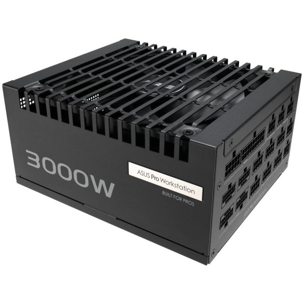 ASUS Pro WS Platinum, 80 PLUS Platinum power supply, modular, ATX 3.1, PCIe 5.1 – 3000 Watt