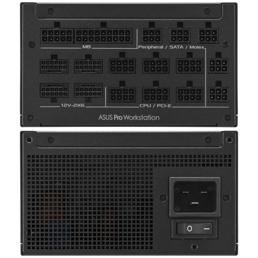 ASUS Pro WS Platinum, 80 PLUS Platinum power supply, modular, ATX 3.1, PCIe 5.1 - 3000 Watt