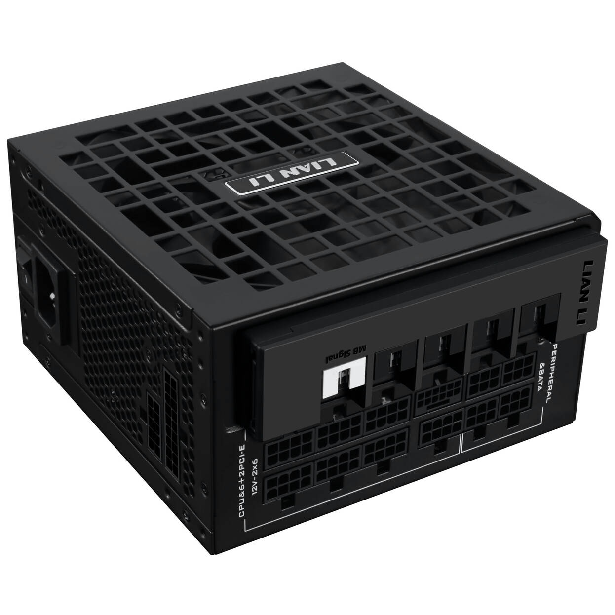 Lian Li RS Series 80 PLUS Gold Power Supply, ATX 3.1, modular - 1,200 Watts, with RS Hub, black
