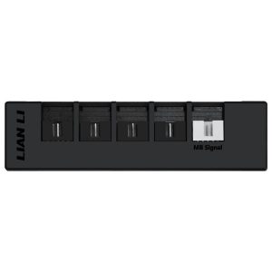 Lian Li RS Series 80 PLUS Gold Power Supply, ATX 3.1, modular - 1,200 Watts, with RS Hub, black