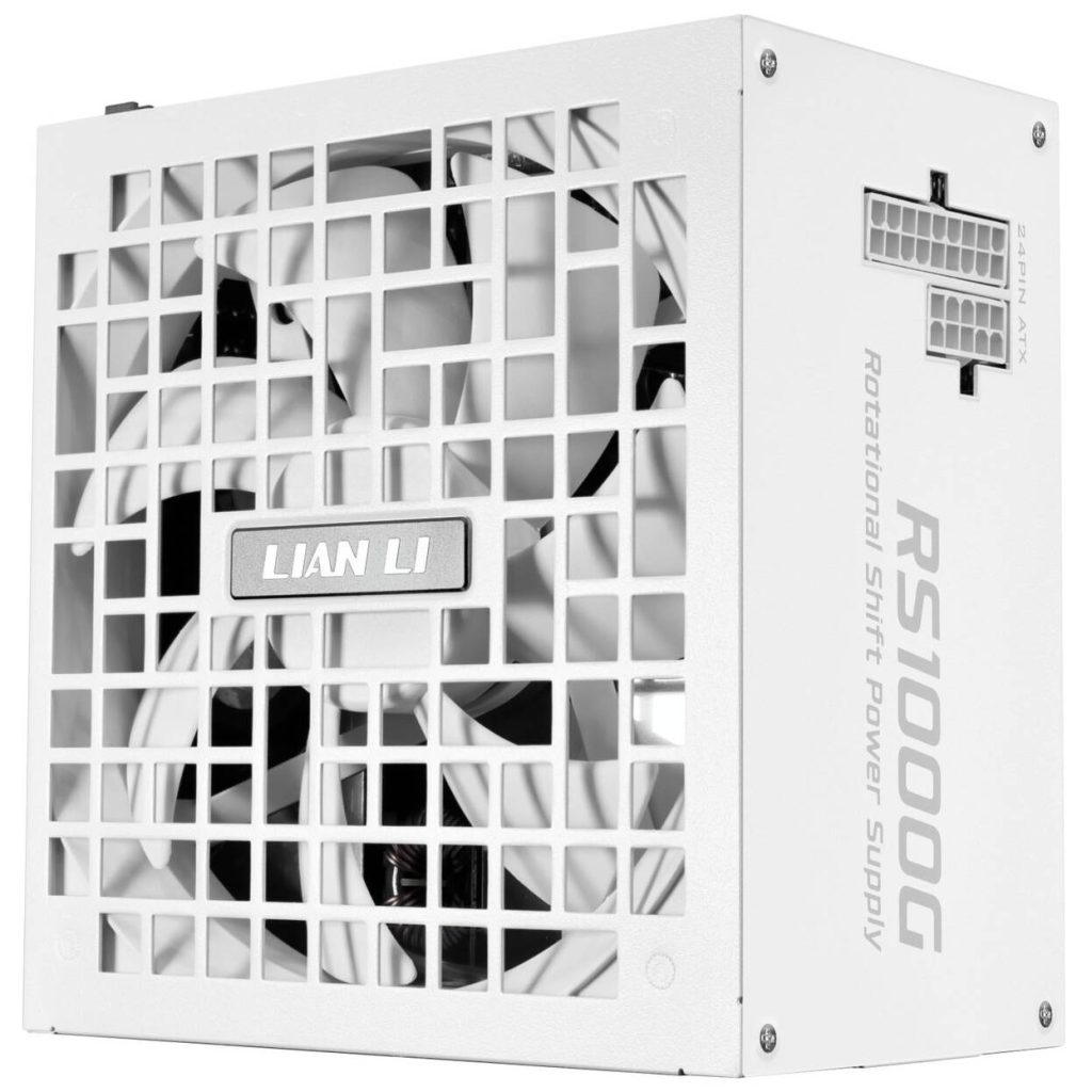 Lian Li RS Series 80 PLUS Gold Power Supply, ATX 3.1, modular - 1,000 Watt, with RS Hub, white : image 1