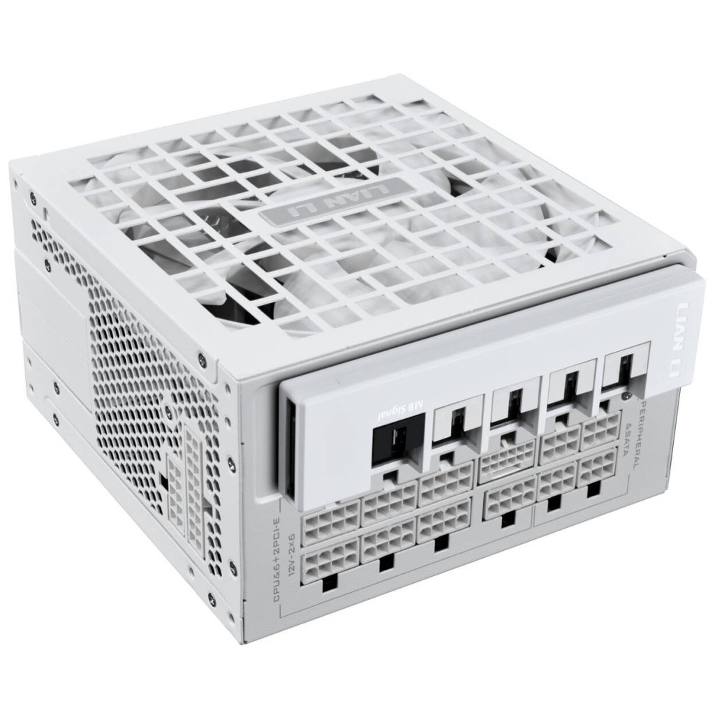 Lian Li RS Series 80 PLUS Gold Power Supply, ATX 3.1, modular - 1,000 Watt, with RS Hub, white : image 3