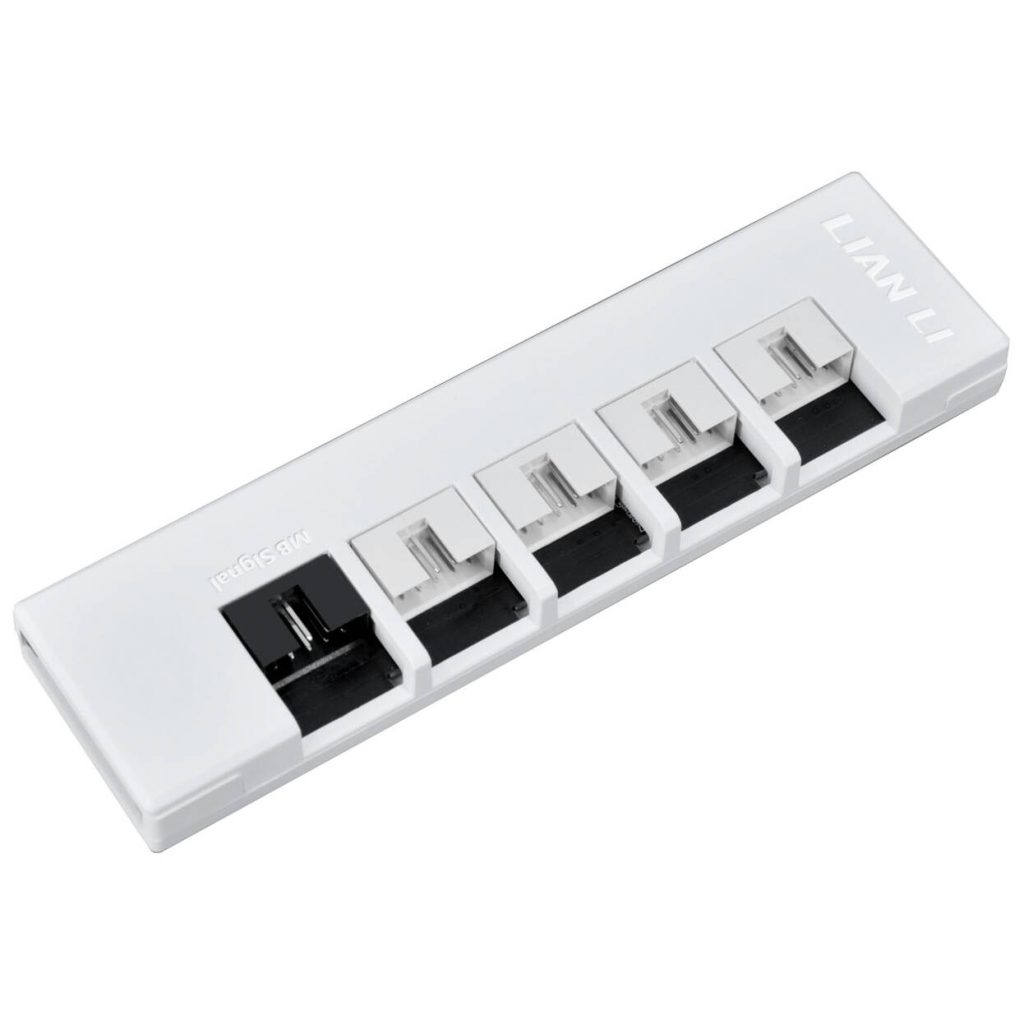 Lian Li RS Series 80 PLUS Gold Power Supply, ATX 3.1, modular - 1,000 Watt, with RS Hub, white : image 6