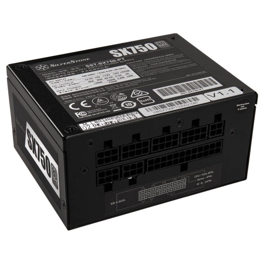 SilverStone SST-SX750-PT V.1.1 SFX power supply 80 PLUS Platinum, modular - 750 Watt